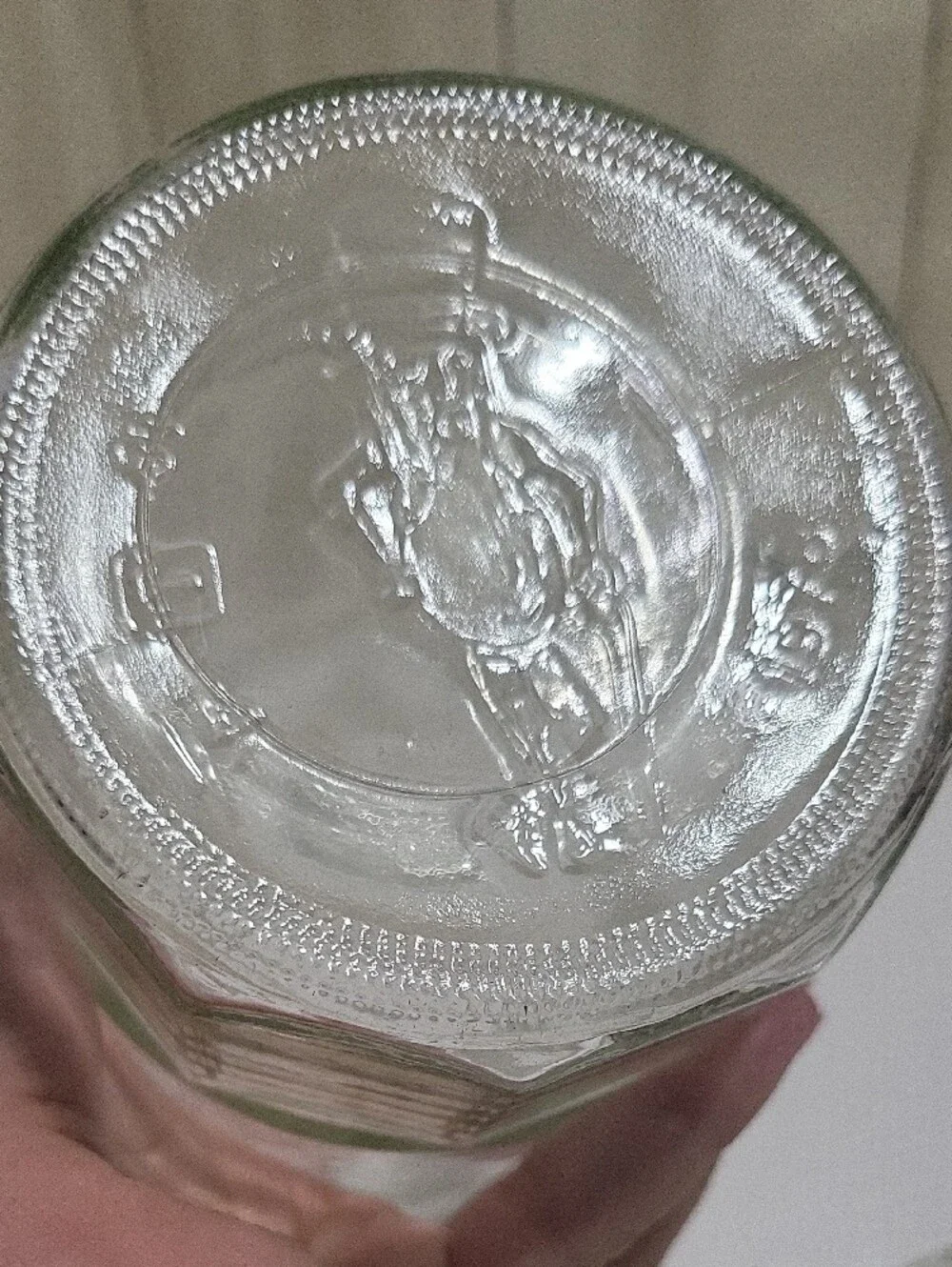 Anchor Hocking Planters Peanut Jars. Clear Glass Storage Jars with Lids